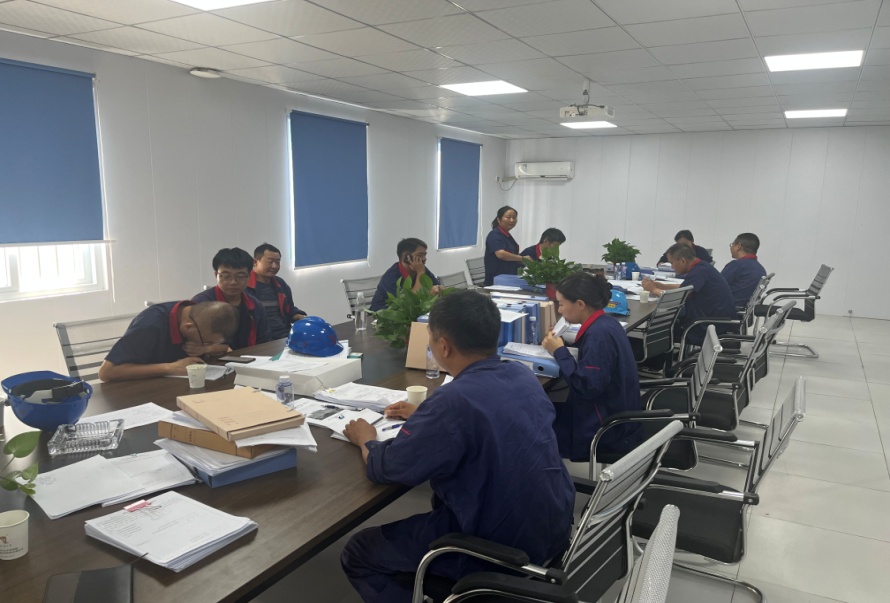 公司開展年度質量、環(huán)境、職業(yè)健康安全管理體系內審工作